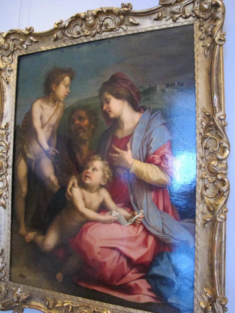 Holy Family with Saint John the Baptist - Andrea del Sarto