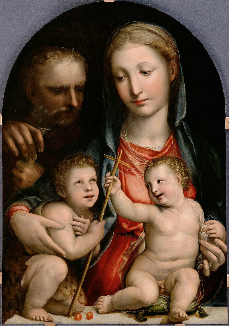 Holy Family with Saint John the Baptist Child - Il Sodoma (Giovanni Antonio Bazzi)