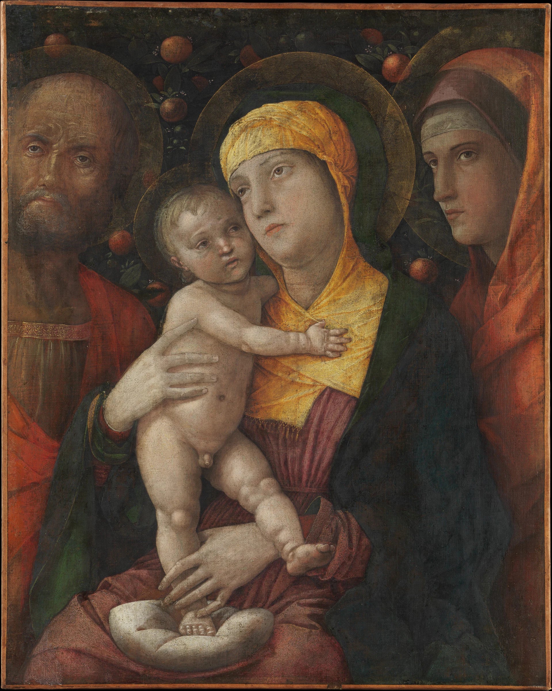 La Sainte Famille avec sainte Marie-Madeleine - Andrea Mantegna