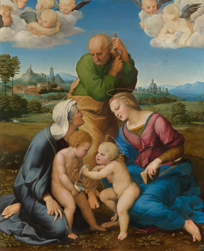 Holy Famille Canigiani, circa 1505-1506 - Raphaël