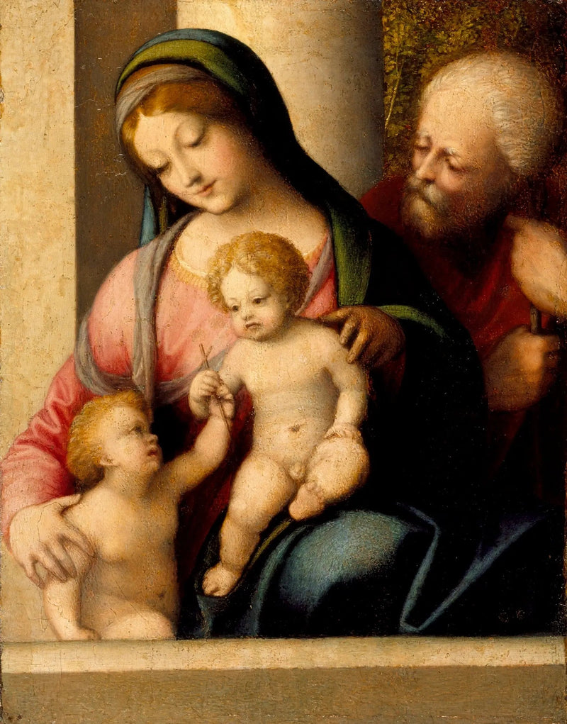 Holy Family and Saint John - Antonio da Correggio