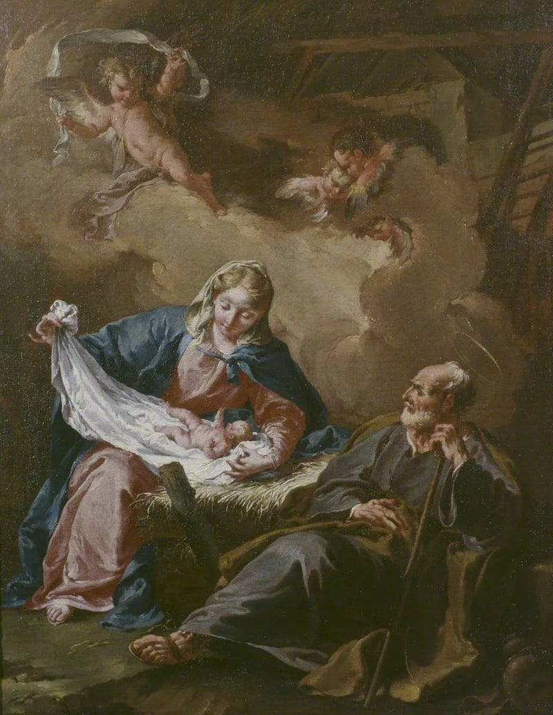 Holy Family - Giovanni Battista Pittoni