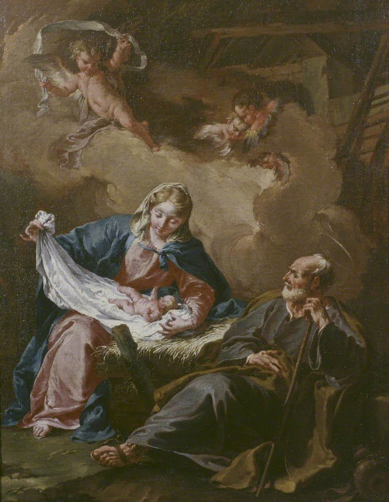 Holy Family - Giovanni Battista Pittoni