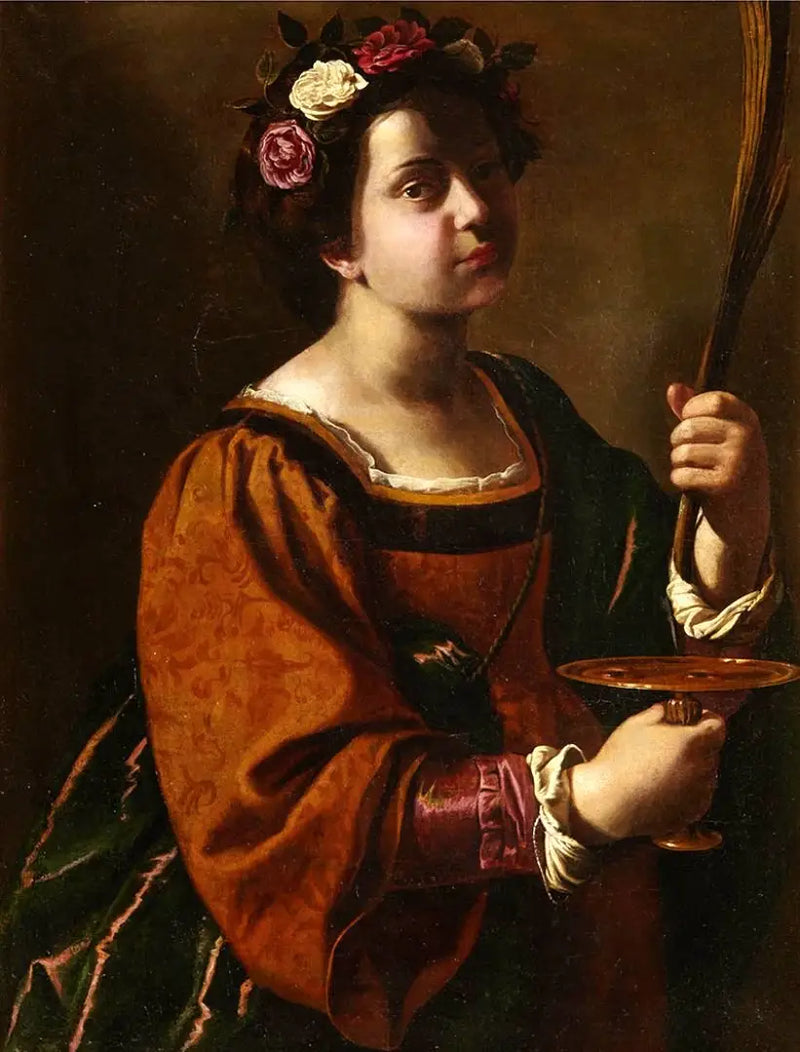 Saint Lucy - Artemisia Gentileschi