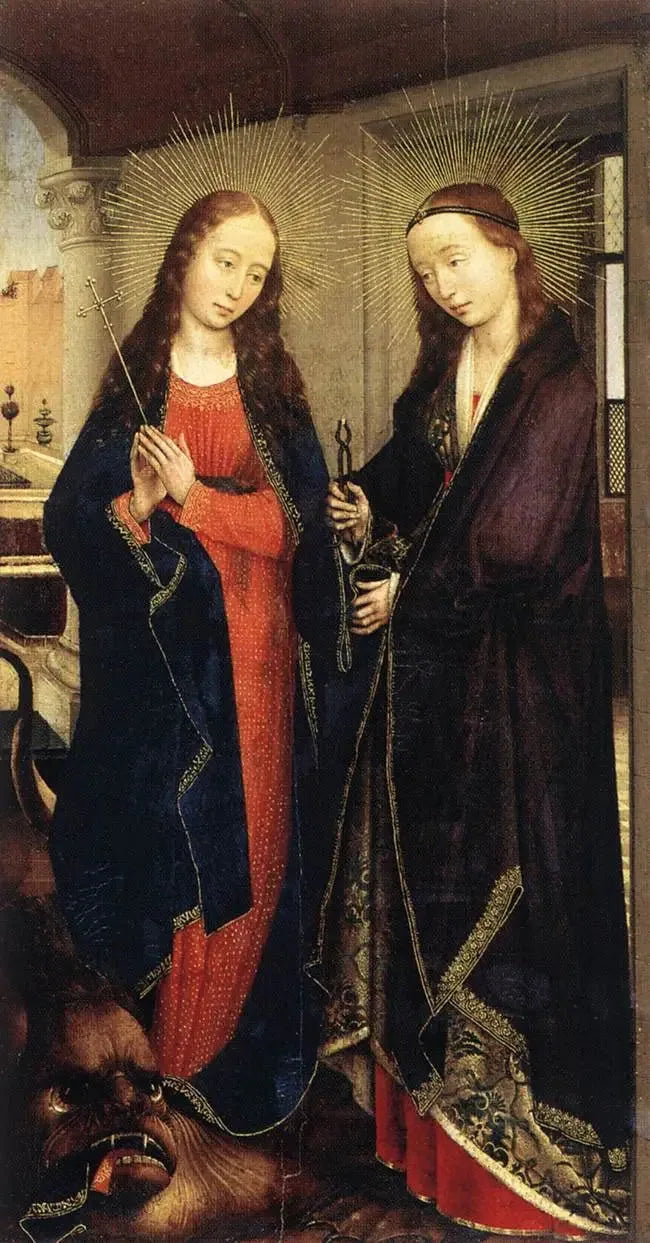 Saint Marguerite and Saint Apollonia - Rogier van der Weyden