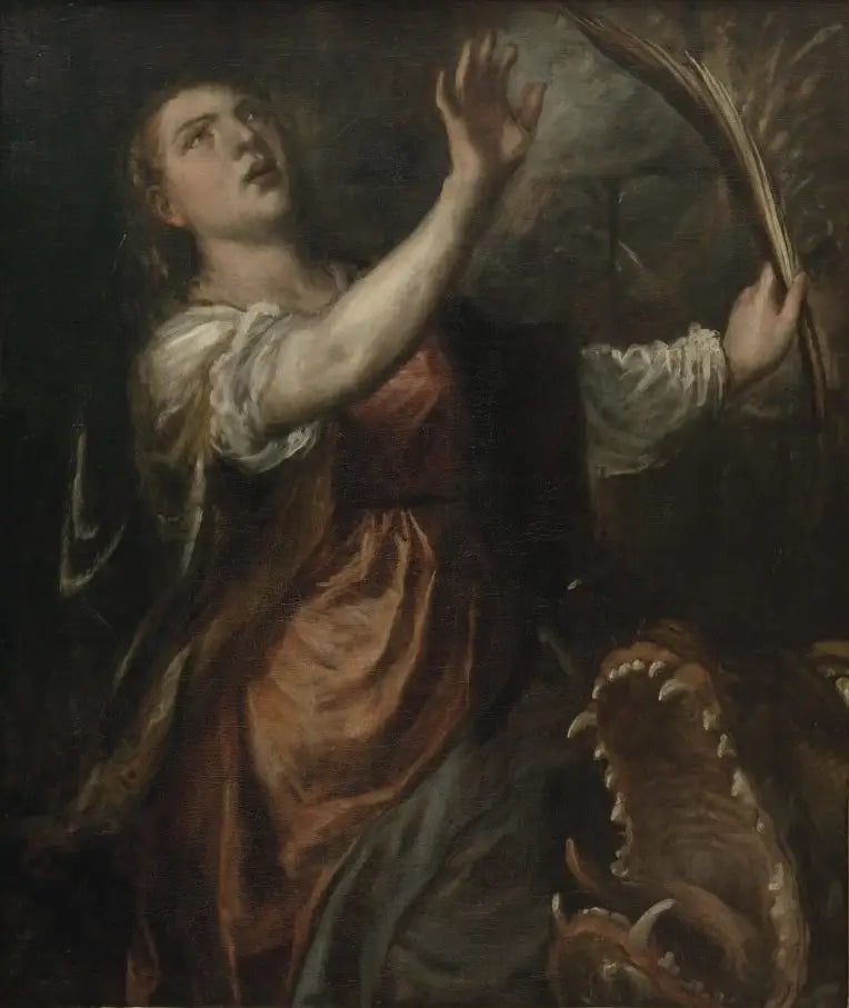 Saint Marguerite et le Dragon - Titian