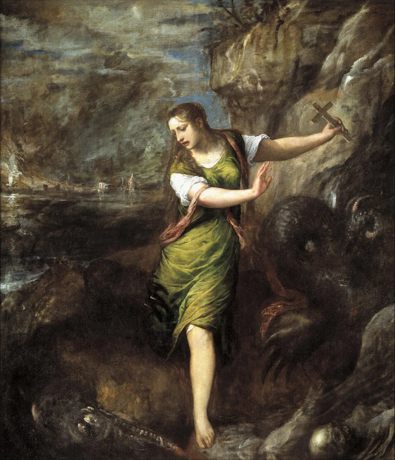 Saint Margaret and the Dragon - Titian