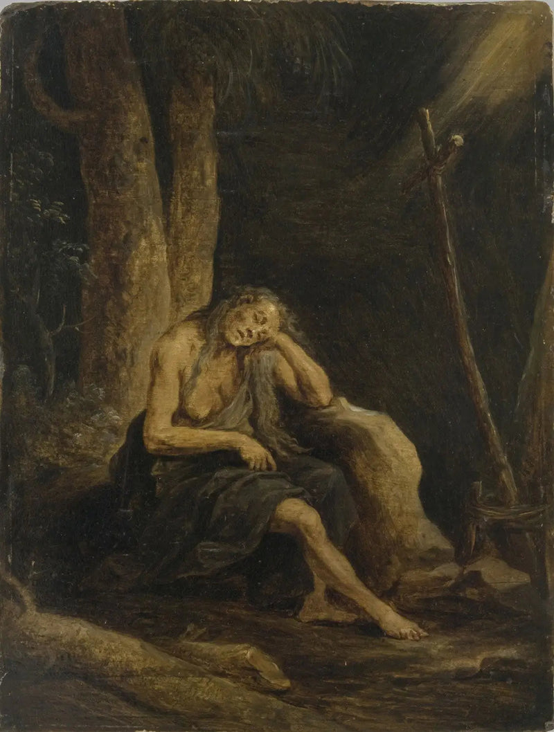 Sainte Marie d'Égypte in the Desert - David Teniers the Younger