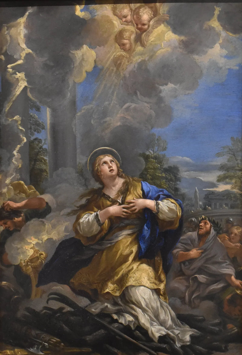 Saint Martine Refusing to Worship Idols - Pietro da Cortona