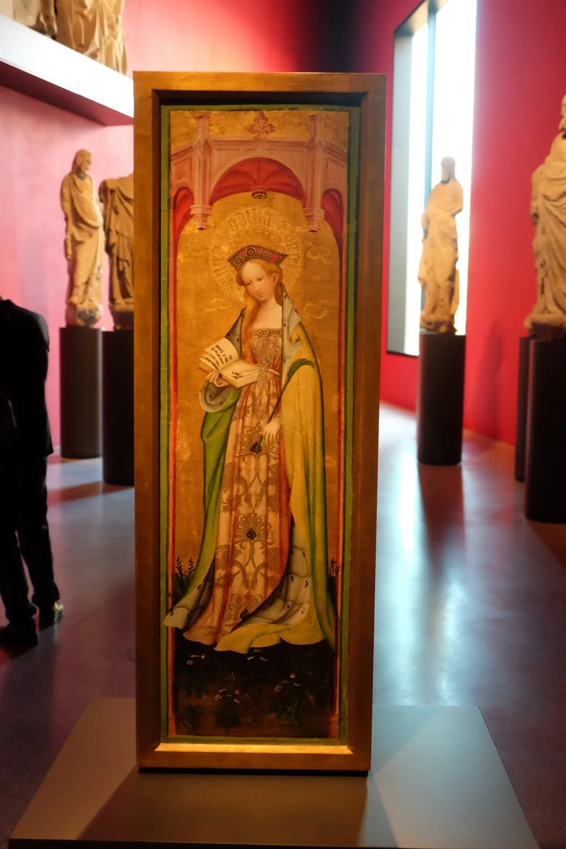 Sainte Odile of the Sainte-Walburge Church of Soest, wing of a tabernacle - Conrad von Soest