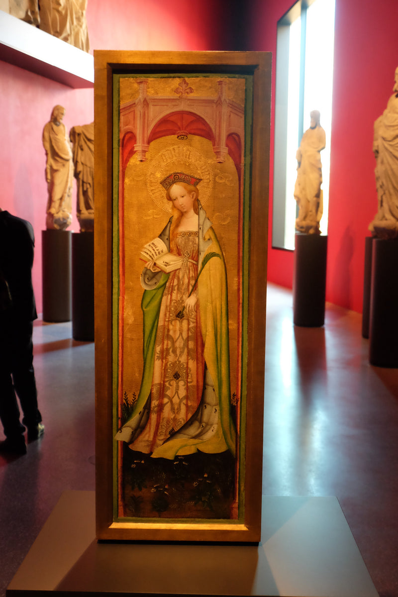 Sainte Odile of the Sainte-Walburge Church of Soest, wing of a tabernacle - Conrad von Soest