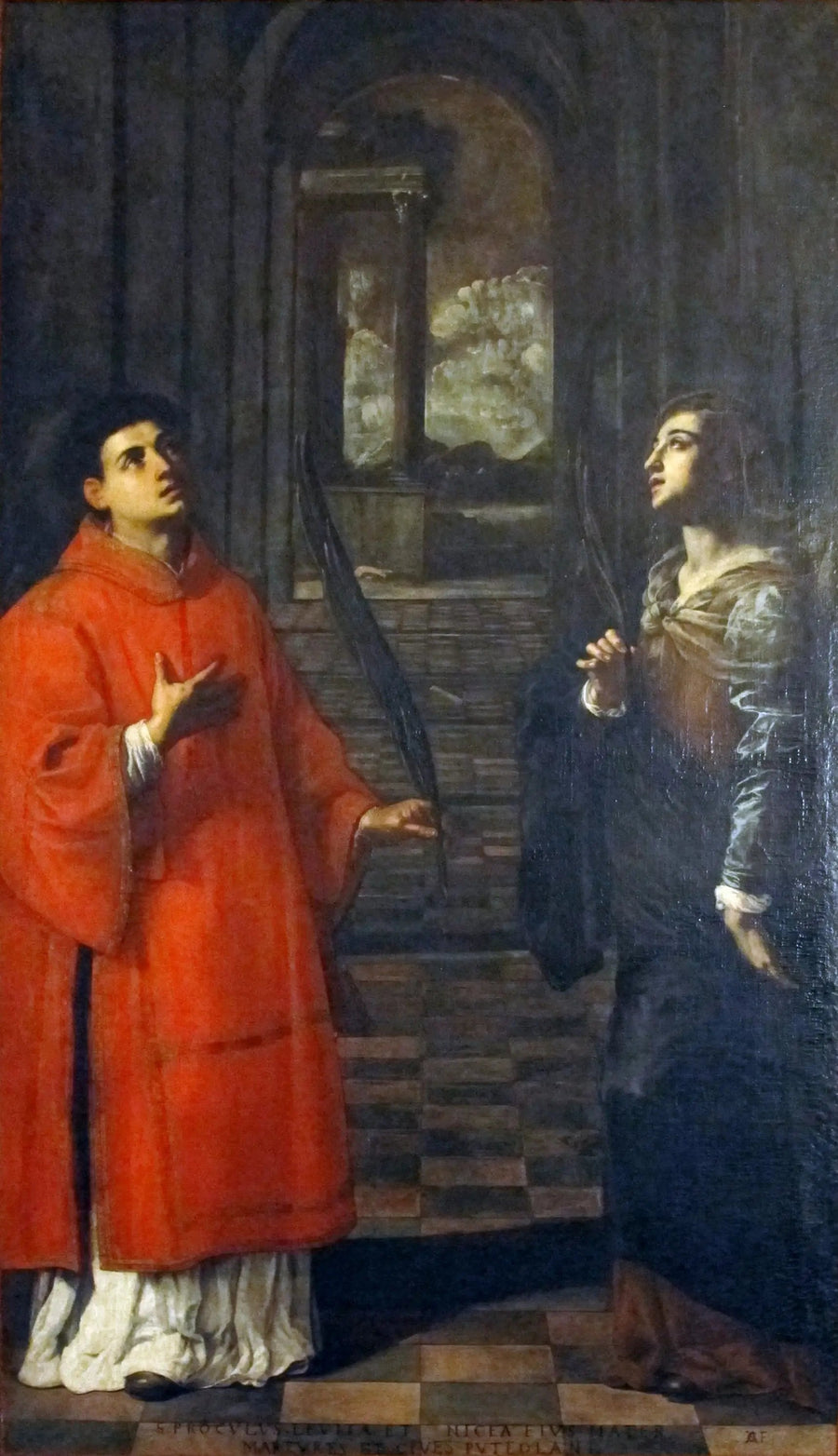 Saint Procule de Pouzzoles et sa mère de Santa Nicée - Artemisia Gentileschi