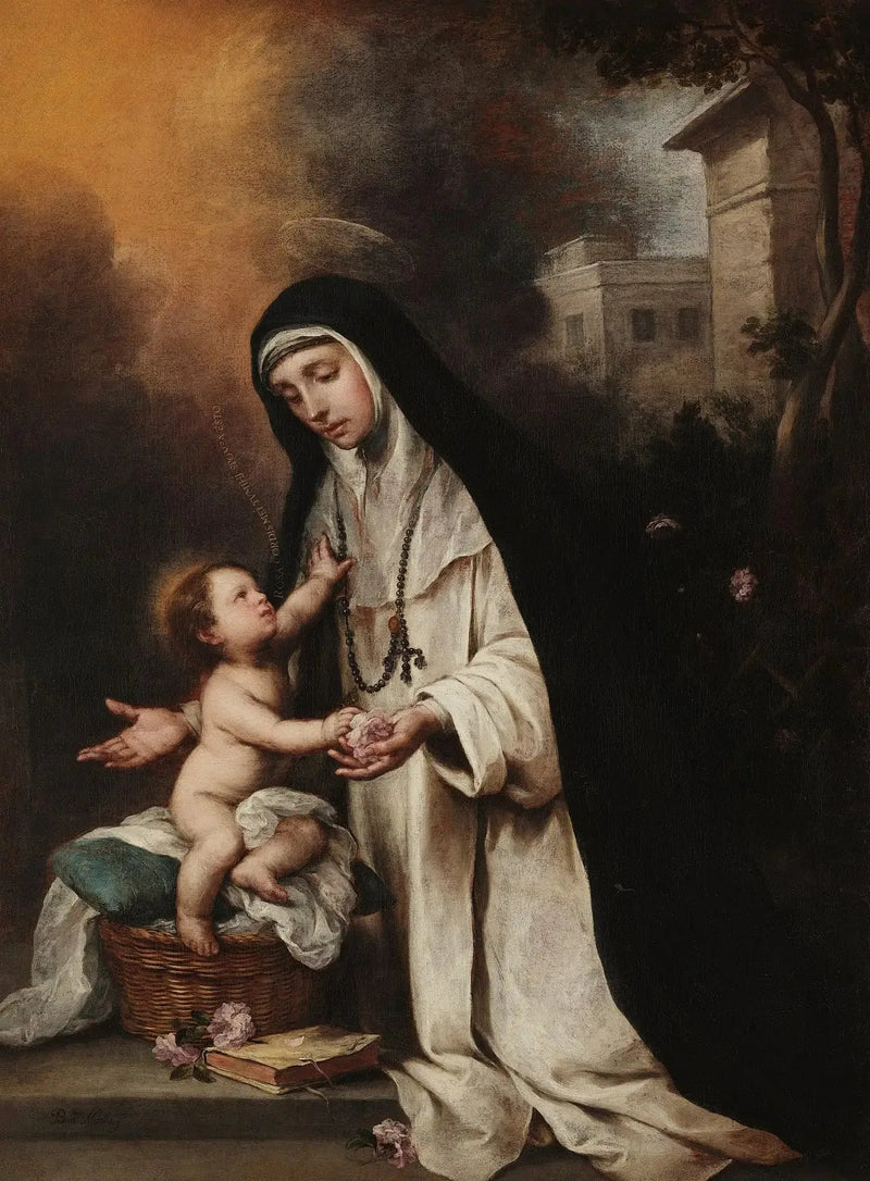 Saint Rose of Lima - Bartolomé Esteban Murillo