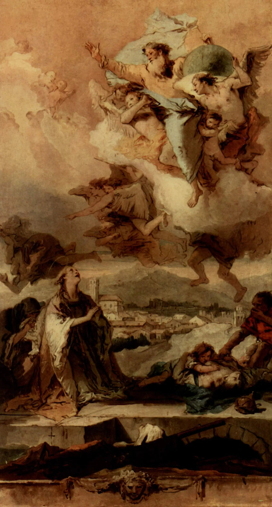 Saint Thècle praying for the plague victims - Giovanni Battista Tiepolo