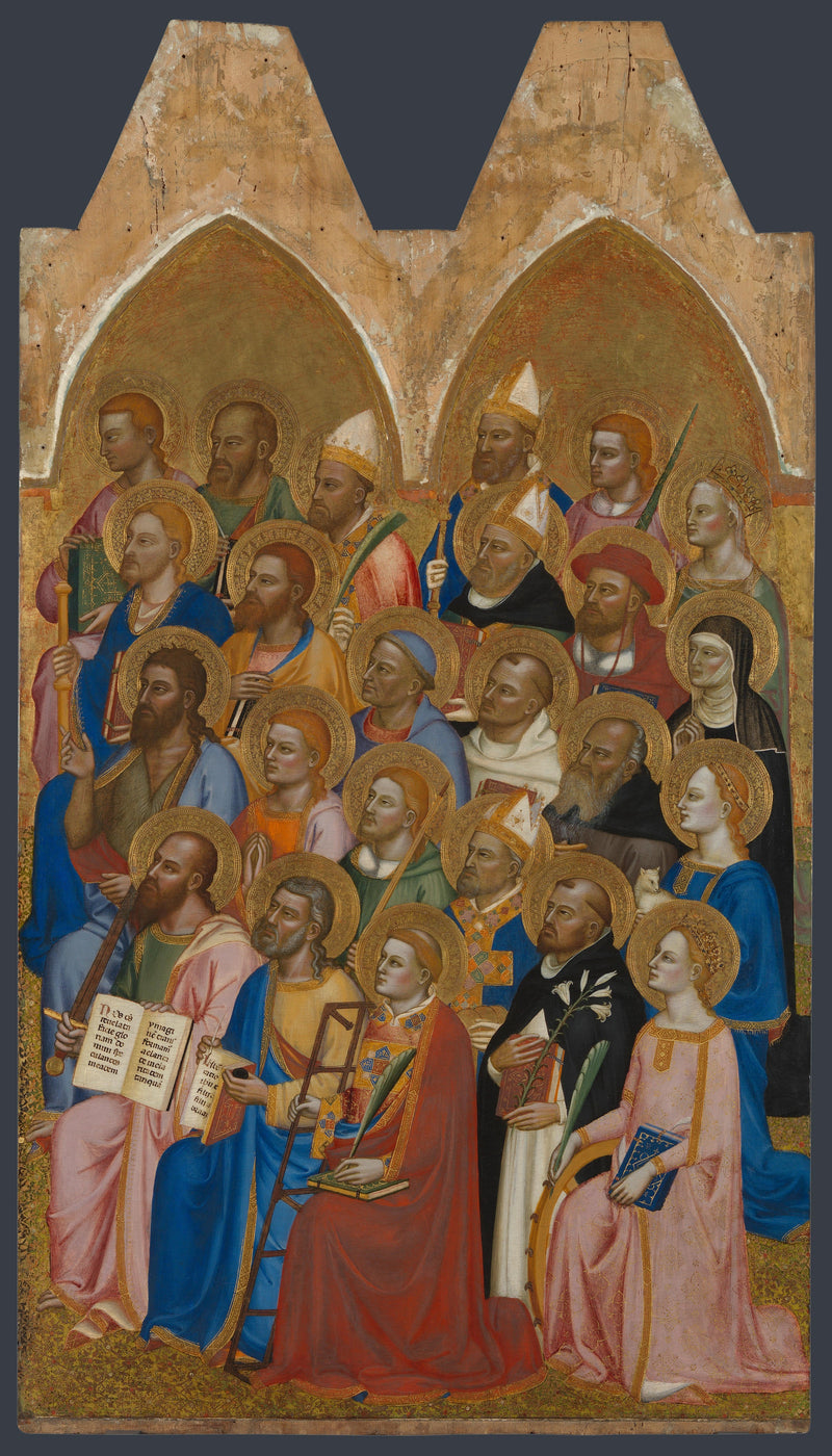 Saints adorateurs : Main right panel - Jacopo di Cione