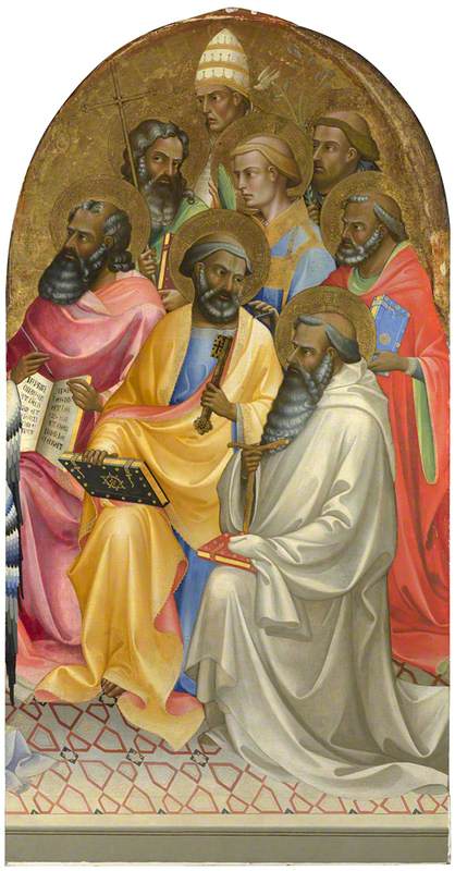 Saints adorateurs : Right main panel - Lorenzo Monaco