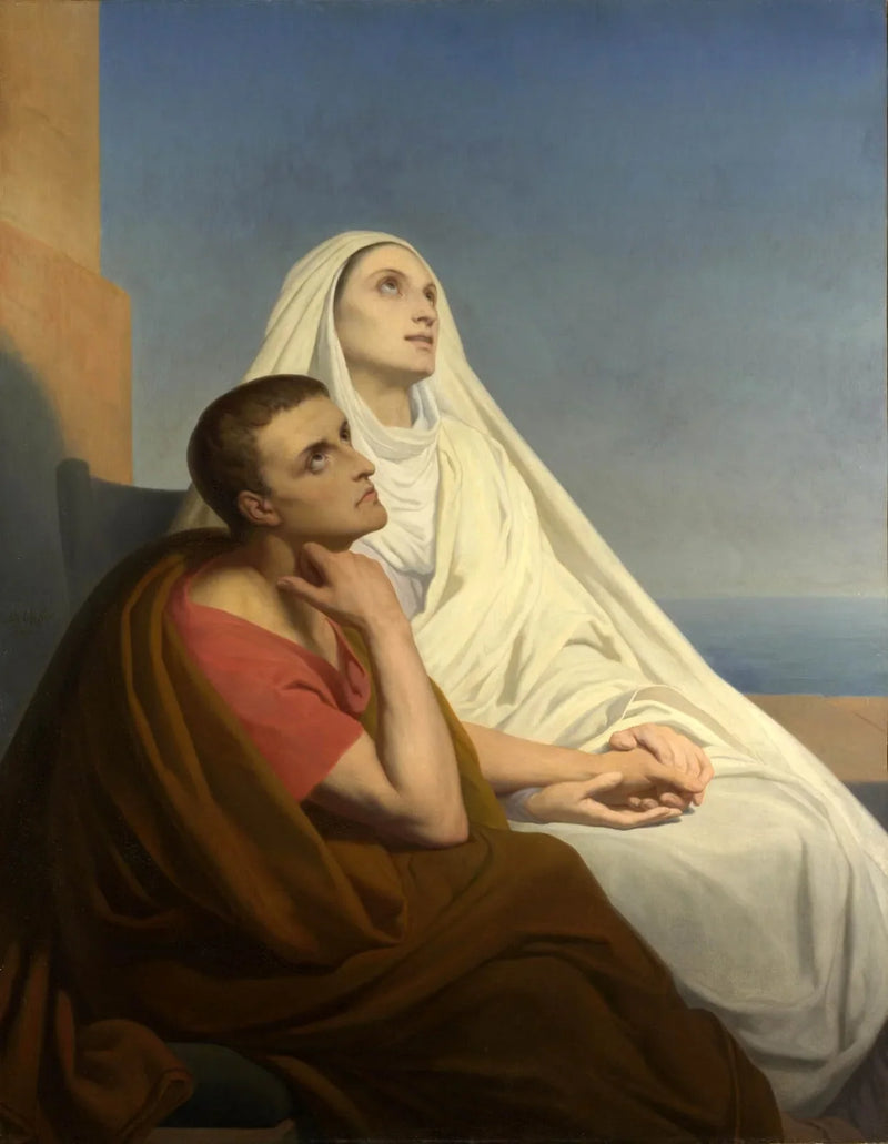 Saints Augustin and Monique - Ary Scheffer