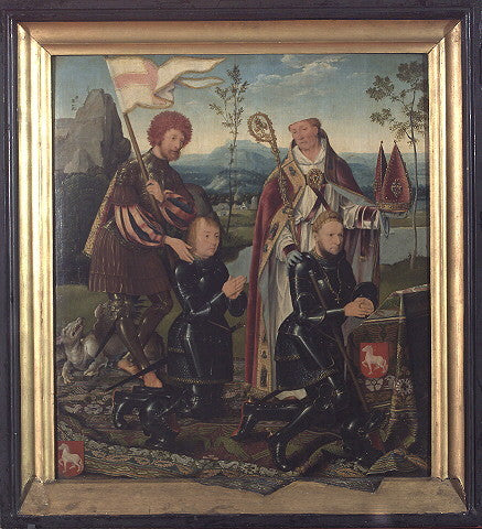 Saints Georges et Nicasius with Georg and Nicasius Hackeney - Joos van Cleve