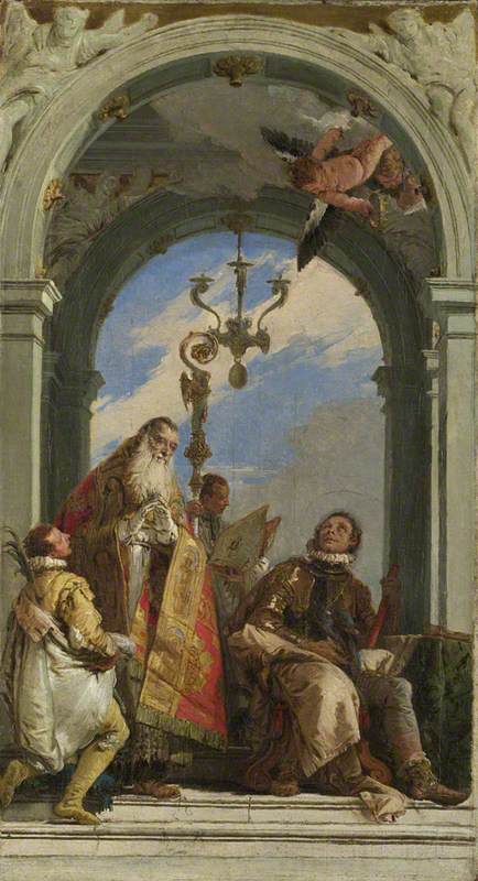 Saints Maxime and Oswald (?) - Giovanni Battista Tiepolo
