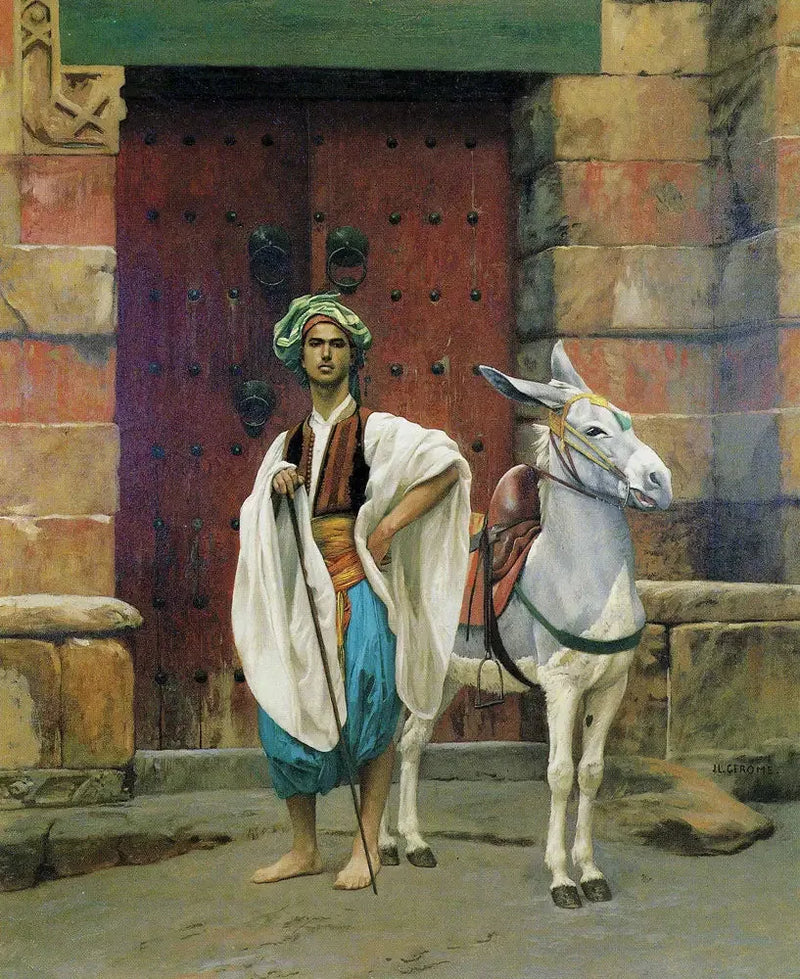 Saïs and His Donkey - Jean-Léon Gérôme