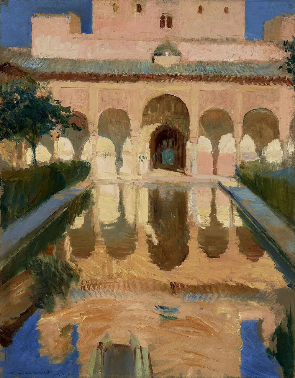 Salle des Ambassadeurs, Alhambra, Grenade - Joaquín Sorolla image 1 copie de tableau peinte à la main