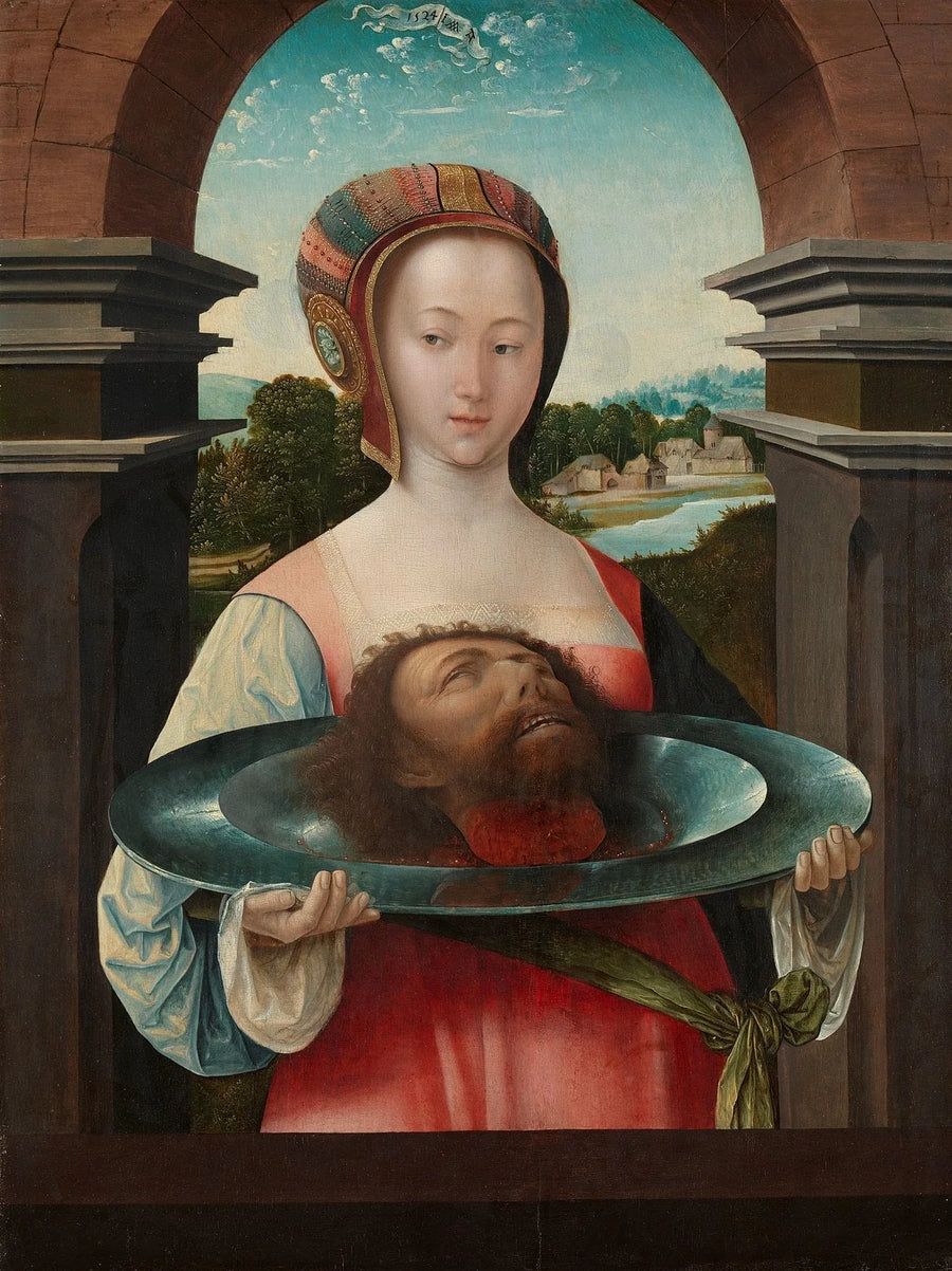 Salomé with the Head of John the Baptist - Jacob Cornelisz van Oostsanen