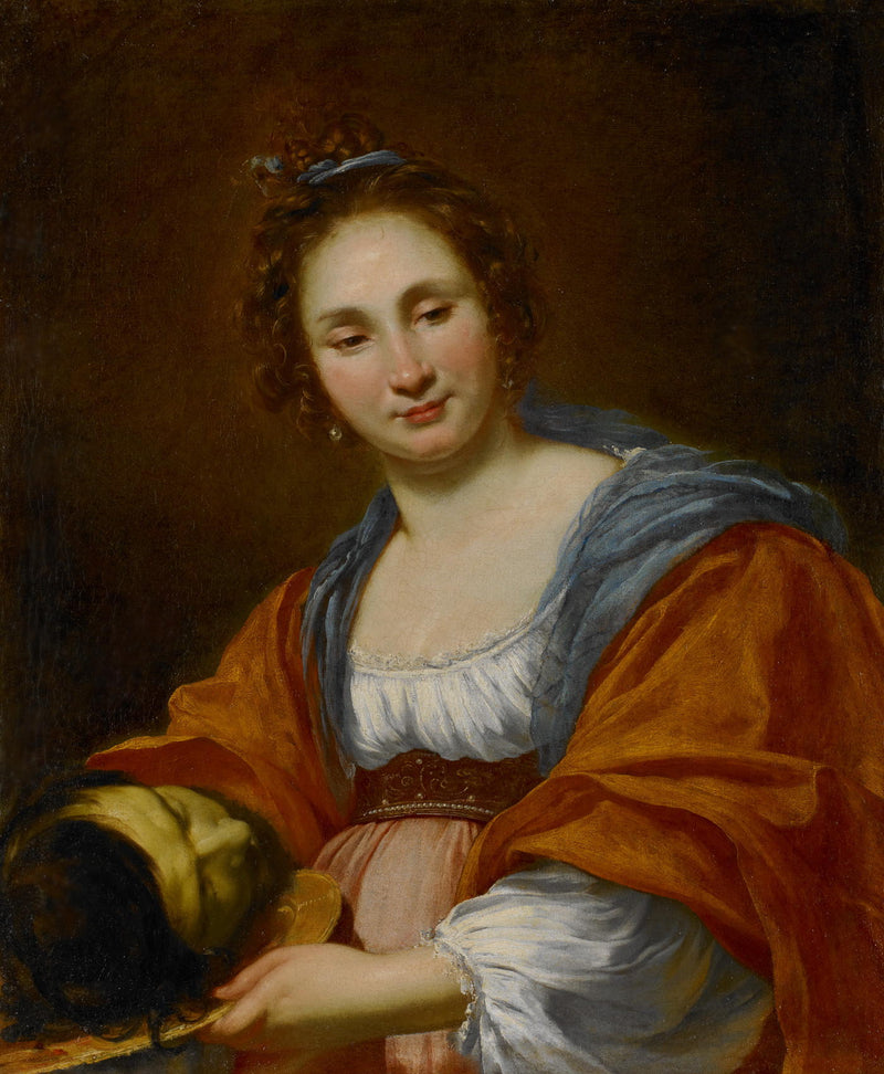 Salomé Receiving the Head of Saint John the Baptist - Simon Vouet