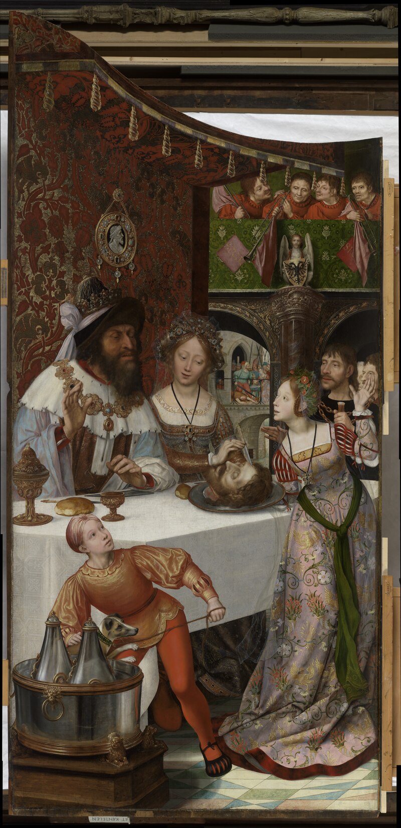 Salomé receives the head of John the Baptist - Quentin Metsys