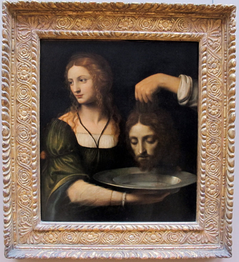 Salomé receives the head of Saint John the Baptist - Bernardino Luini