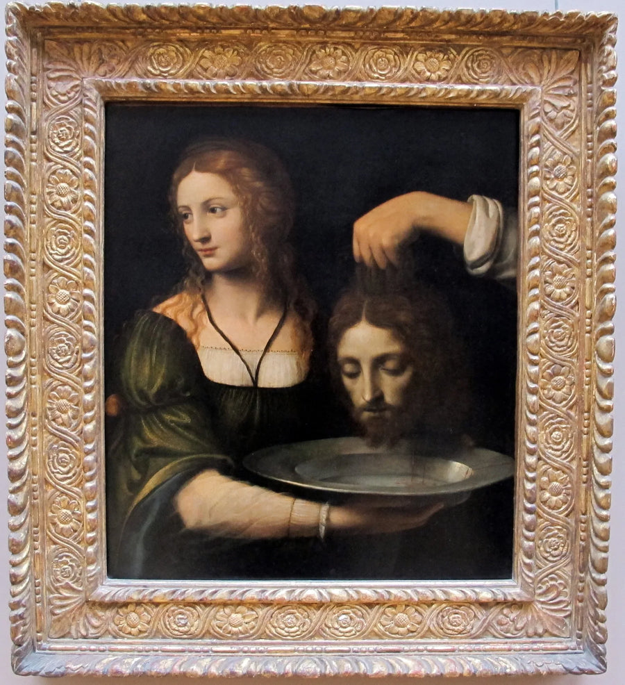 Salomé receives the head of Saint John the Baptist - Bernardino Luini