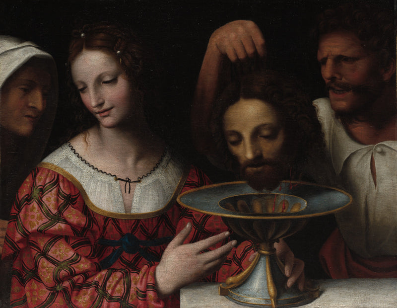 Salomé holding the head of Saint John the Baptist - Bernardino Luini