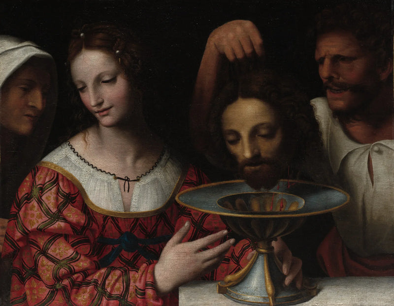 Salomé holding the head of Saint John the Baptist - Bernardino Luini