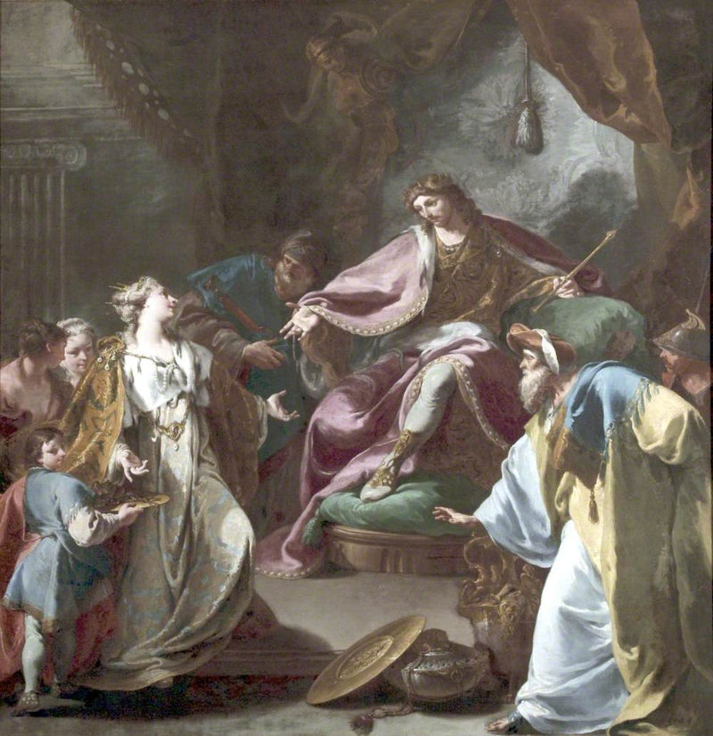 Solomon and the Queen of Sheba - Giovanni Battista Pittoni