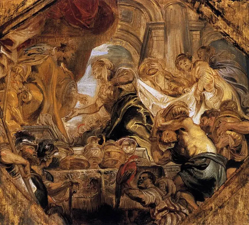 Solomon and the Queen of Sheba - Peter Paul Rubens