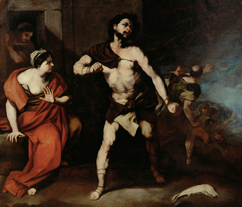 Samson Breaks His Chains - Luca Giordano