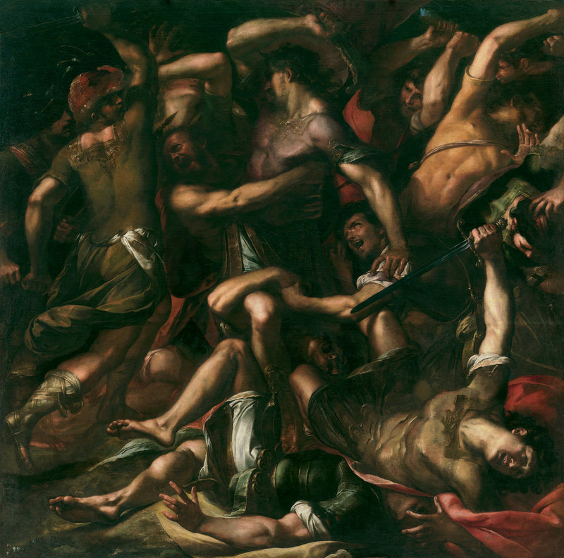 Samson et les Philistins - Giulio Cesare Procaccini