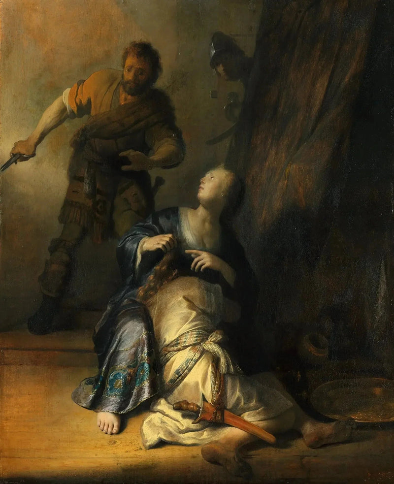Samson betrayed by Delilah - Rembrandt
