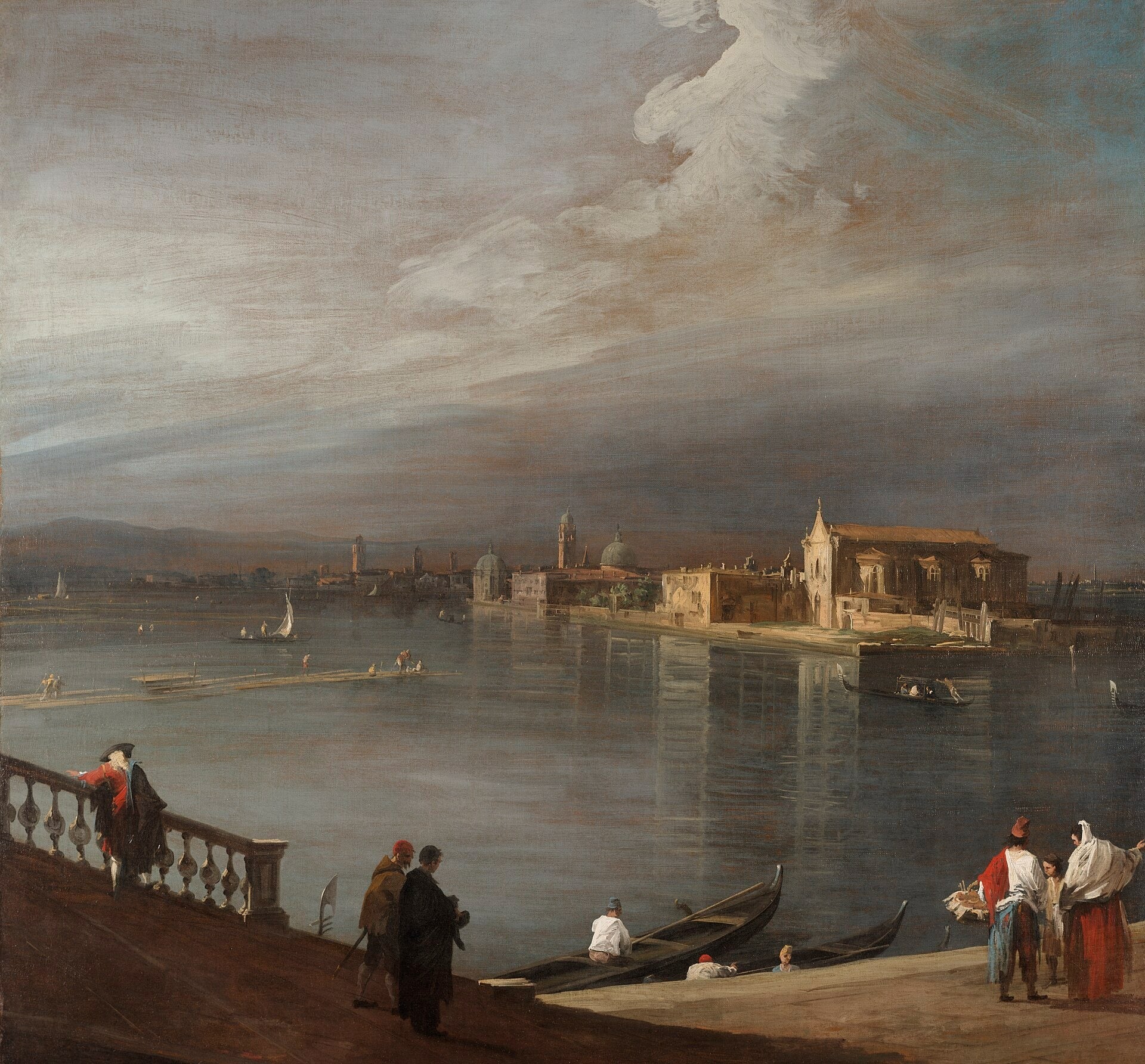 San Cristoforo, San Michele et Murano depuis les Fondamenta Nuove, Venice - Canaletto