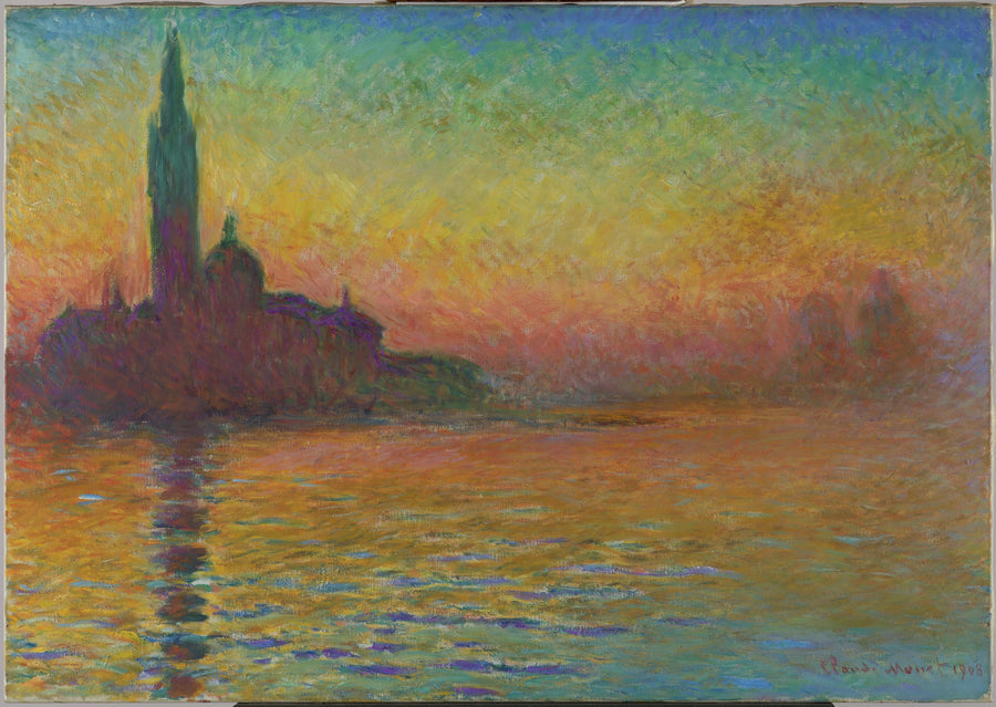 San Giorgio Maggiore at Dusk - Claude Monet
