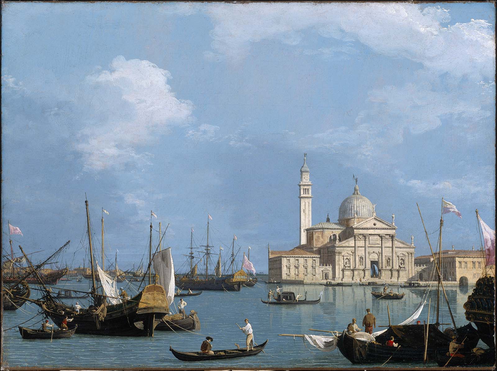 San Giorgio Maggiore: from the Bacino di S. Marco - Canaletto