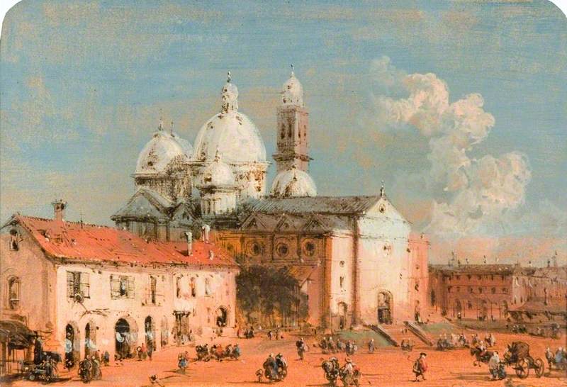San Giustina of the Prato della Valle, Padua - Francesco Guardi