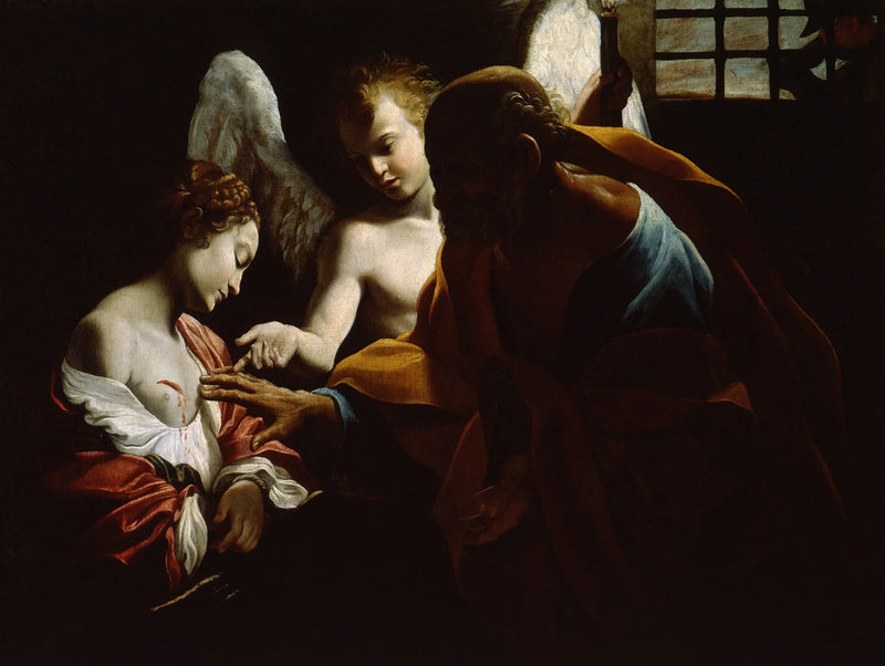 Sant'Agata en carcere by Giovanni Lanfranco - Giovanni Lanfranco