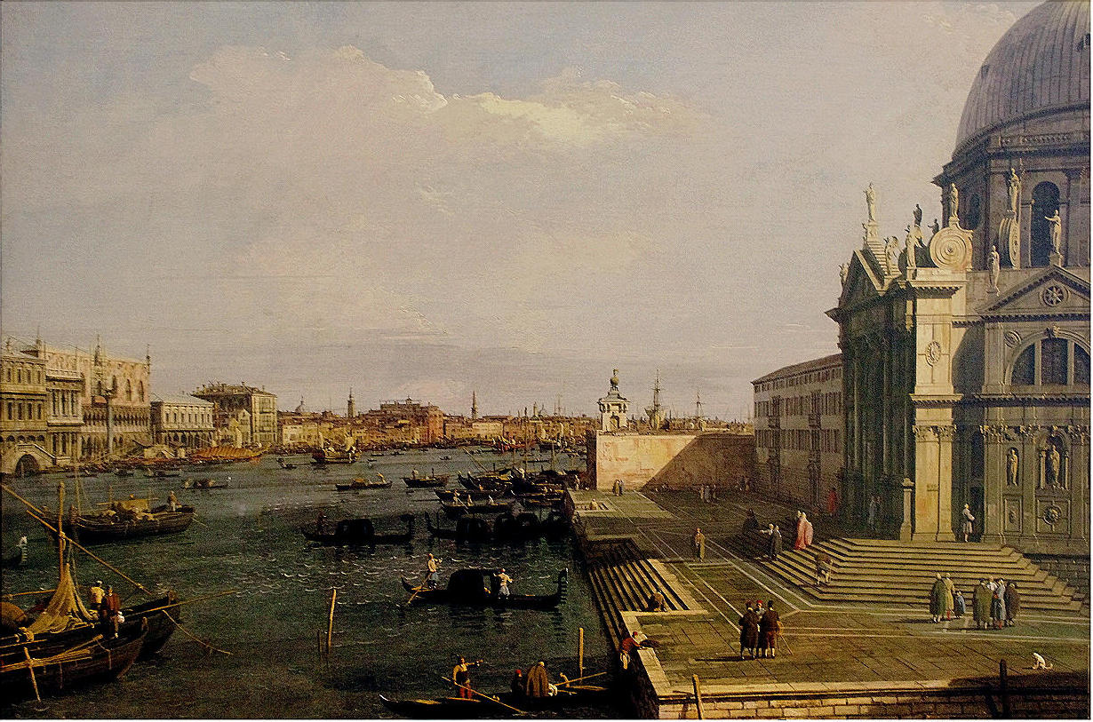 Santa Maria della Salute and the Riva degli Schiavoni, Venice - Canaletto