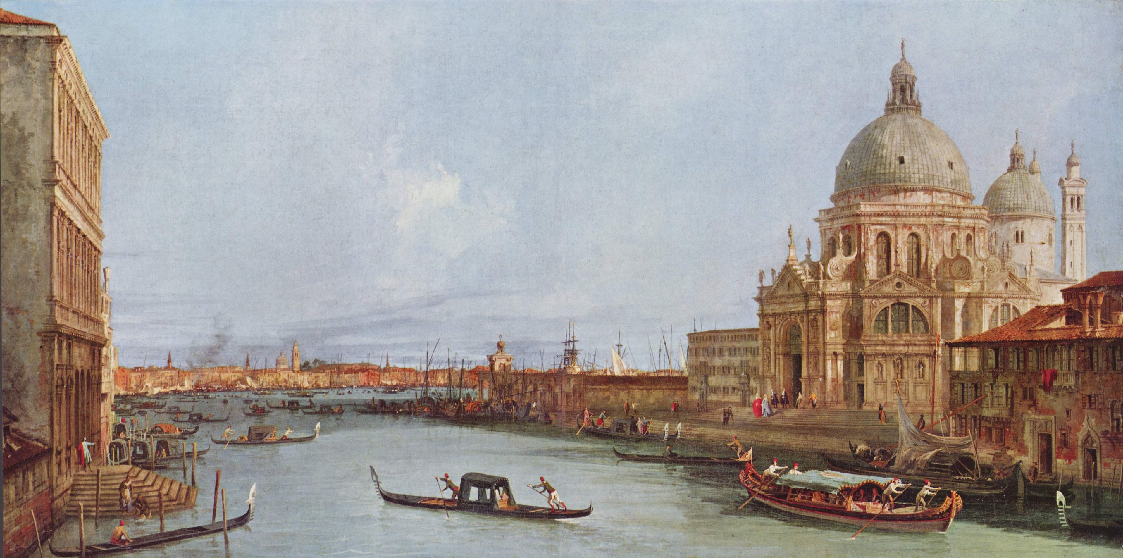 Santa Maria della Salute, Venice of the Grand Canal - Canaletto