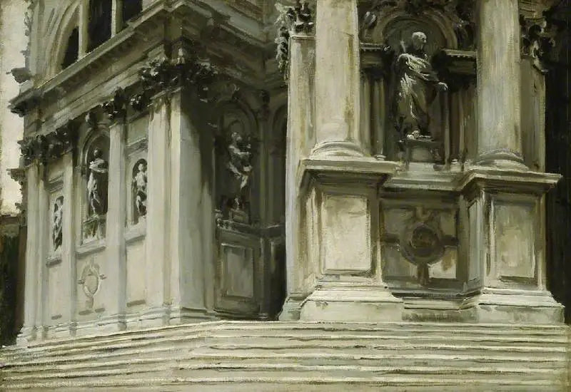 Santa Maria della Salute, Venise - John Singer Sargent image 1 reproduction artisanale de tableau