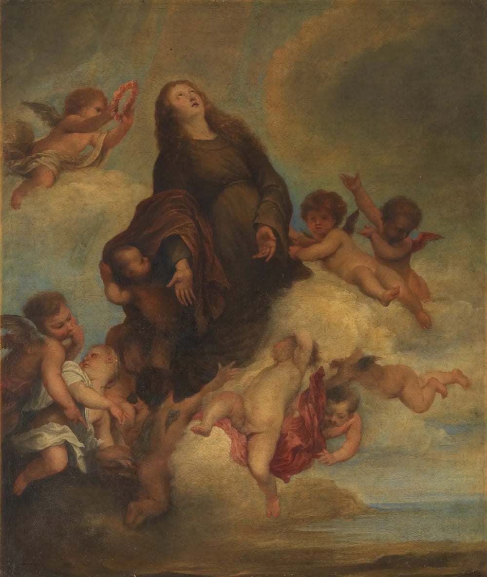 Santa Rosalía de Palermo - Antoine van Dyck - Alpha Reproduction