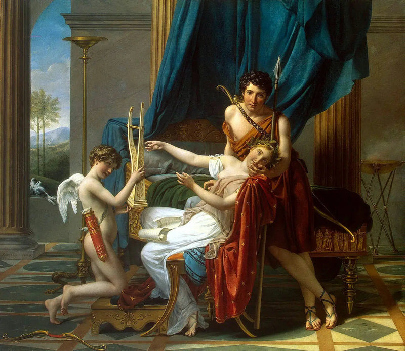 Sapho, Phaon and Love - Jacques-Louis David