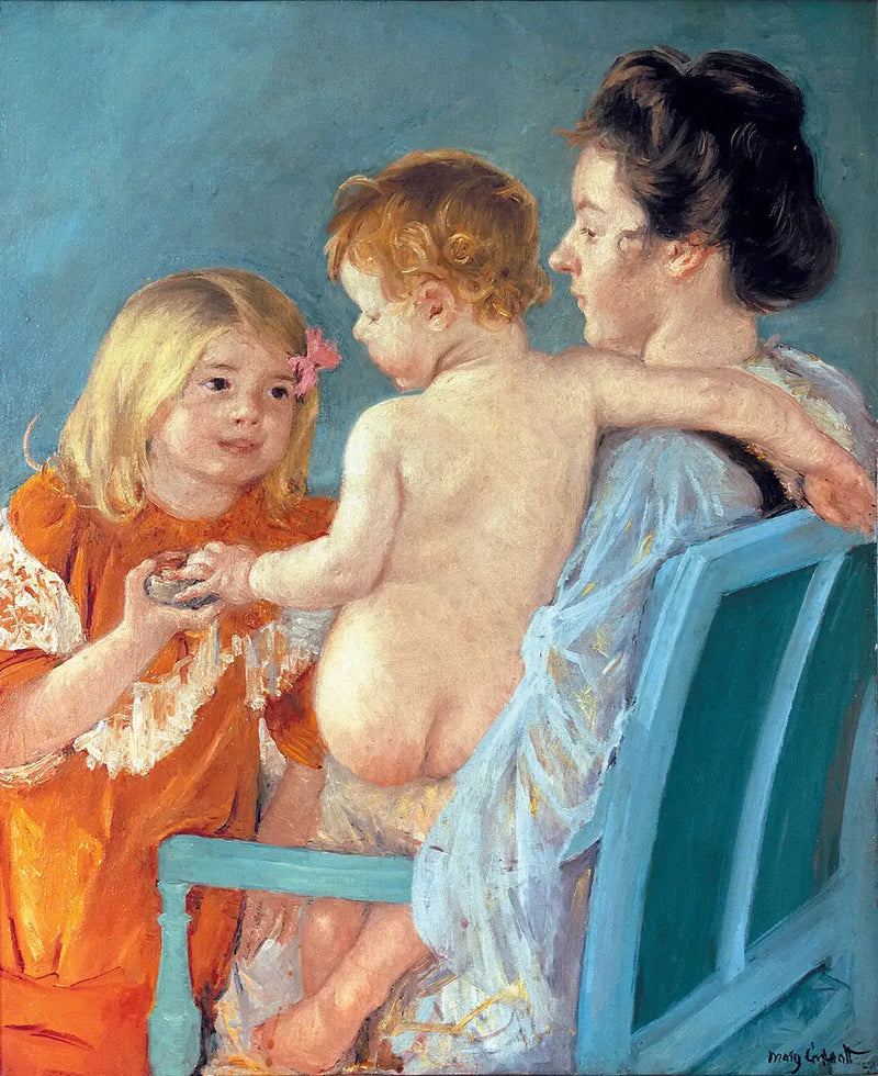 Sara Gives a Toy to the Baby - Mary Cassatt