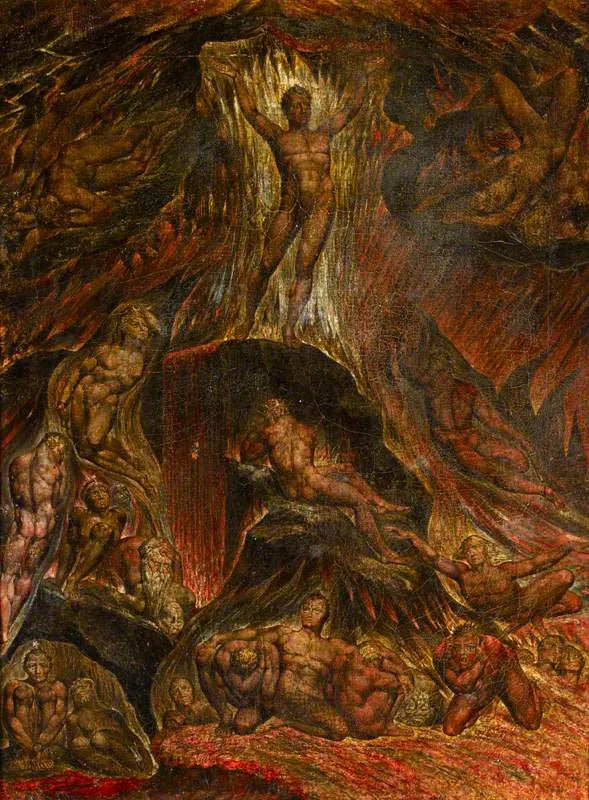 Satan Calling His Legions (Excerpt from "Paradise Lost" by John Milton) - William Blake