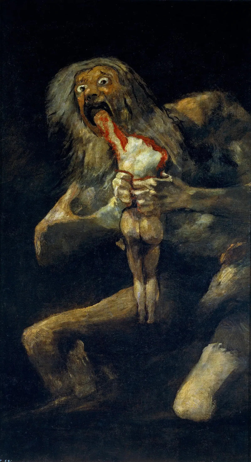 Saturn Devouring One of His Children - Francisco de Goya